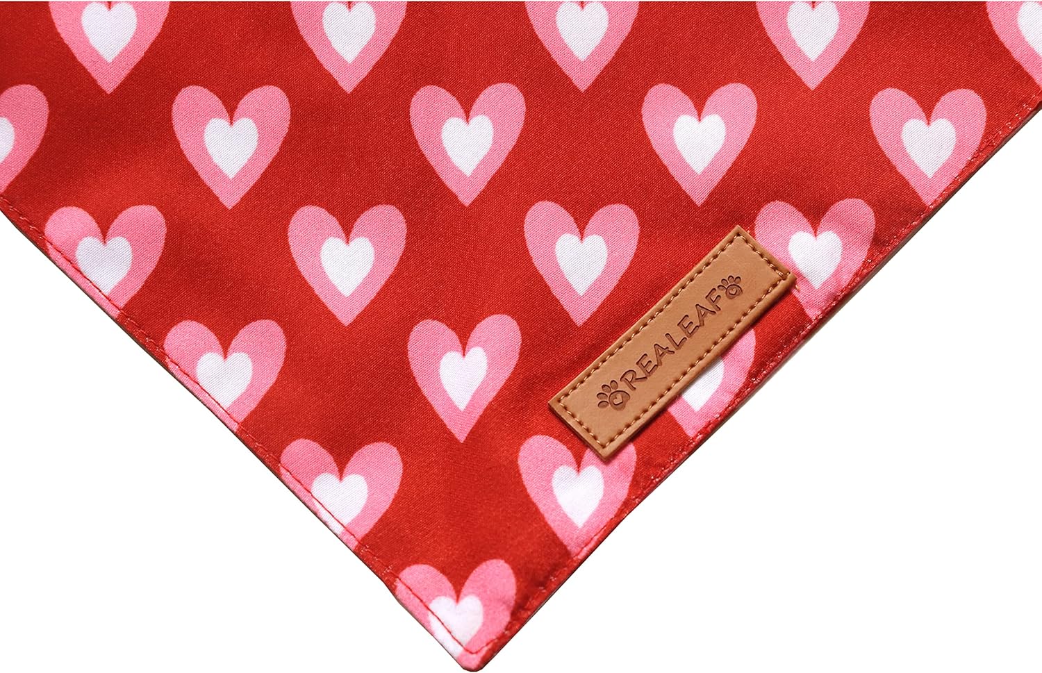 Valentine'S Day Dog Bandanas 2 Pack, Triangle Reversible Love Pet Scarf for Boy and Girl, Premium Durable Fabric, Holiday Mothers Day Bandana for Medium and Large Dogs (Large)